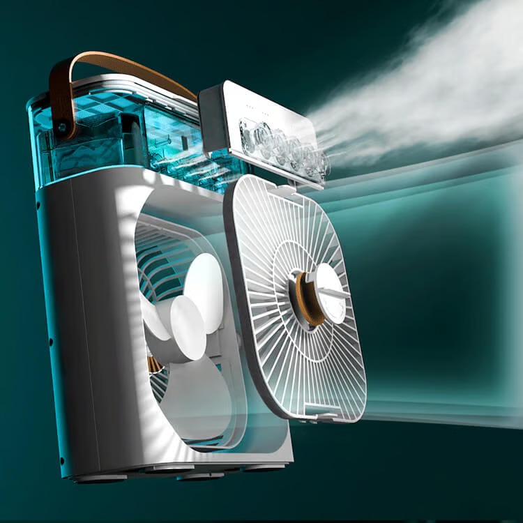 Mini aircooler fan